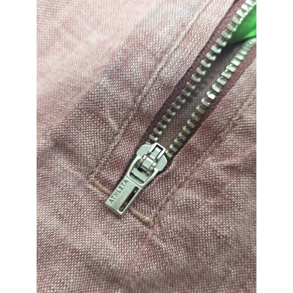 Athleta CABO Linen Wide Leg Pants in Dusty Vintage Rose sz 4 Viral Travel Vaca * - Picture 10 of 13